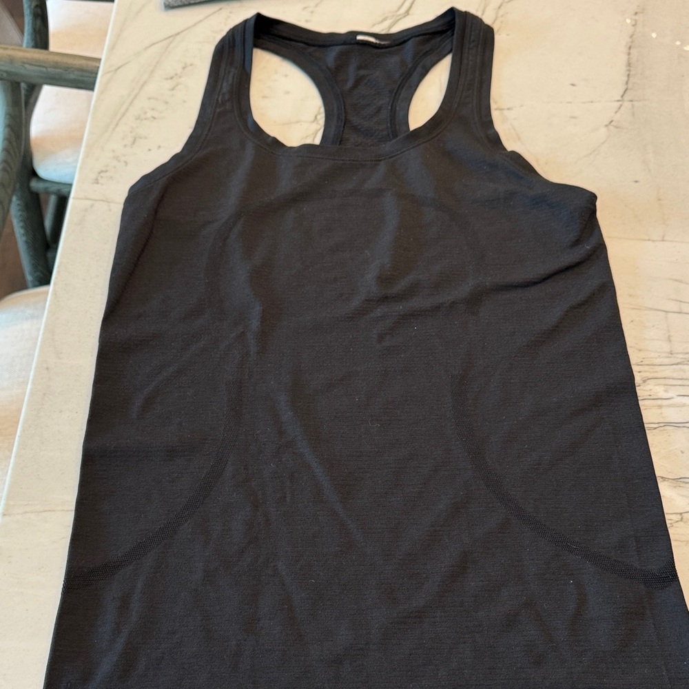 lululemon athletica Swiftly Tech Black Racerback Tank Top